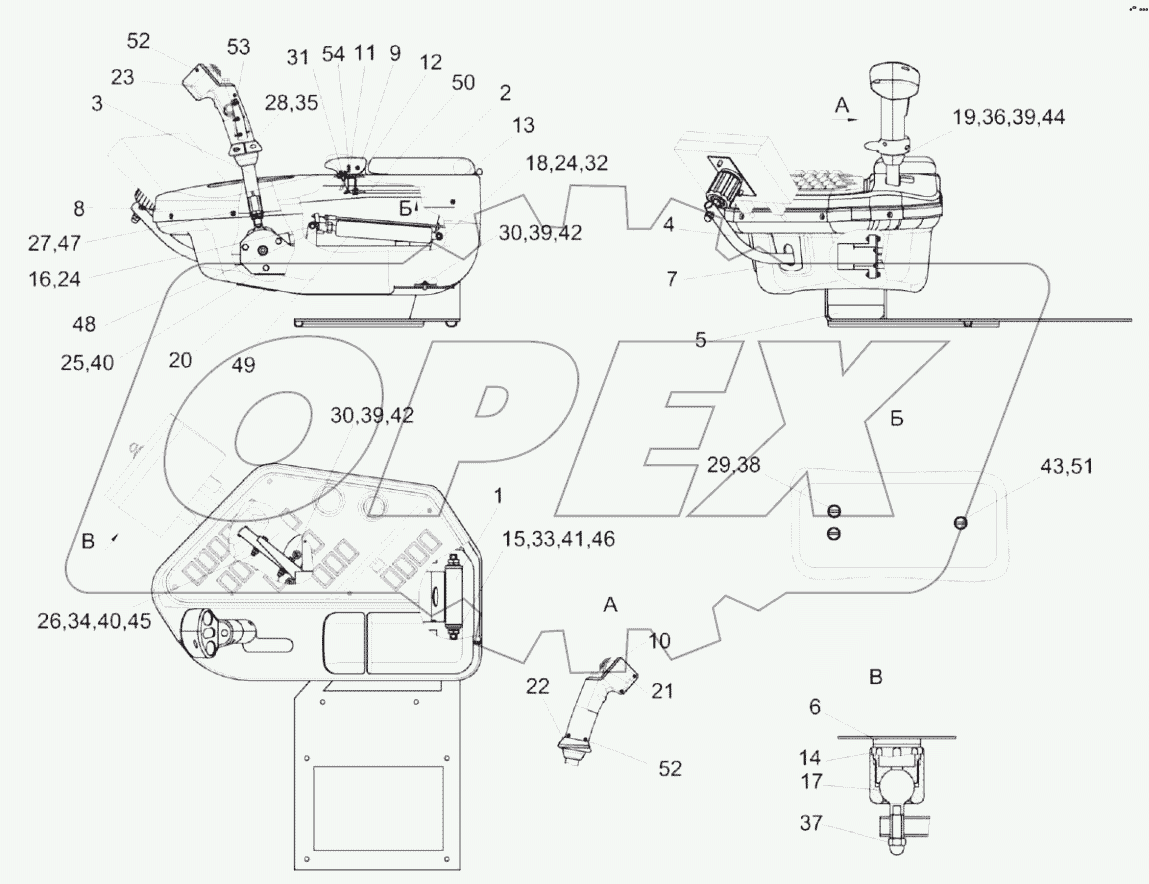  Пульт управления КВК 0129050А