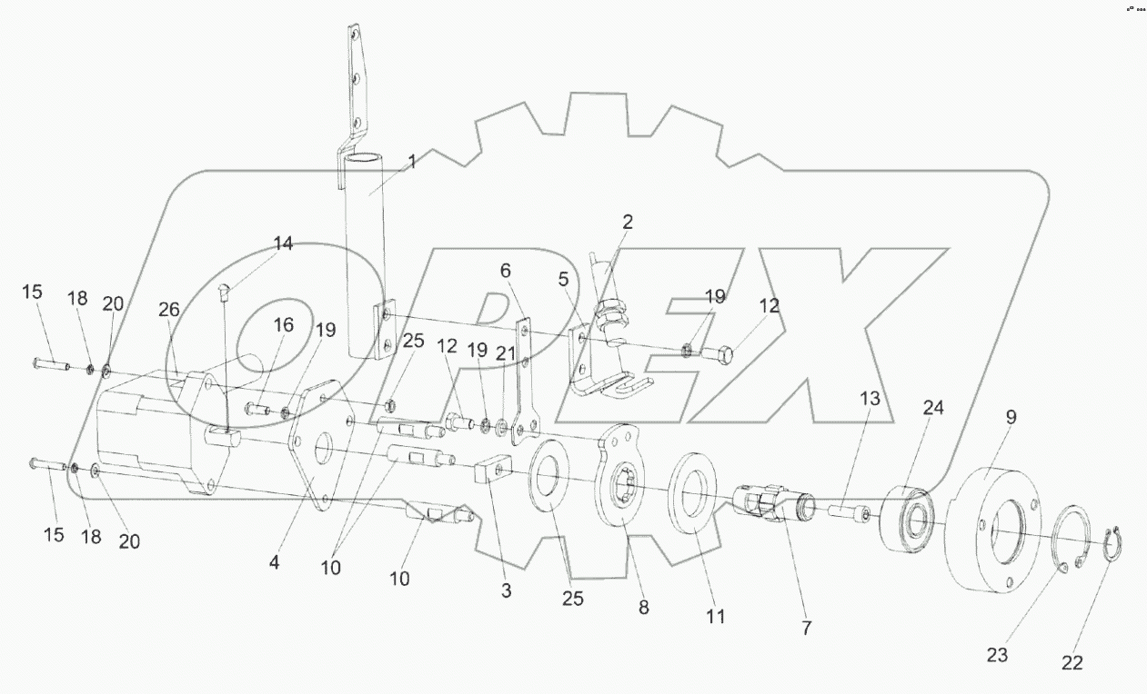  Привод КВК 0129310В