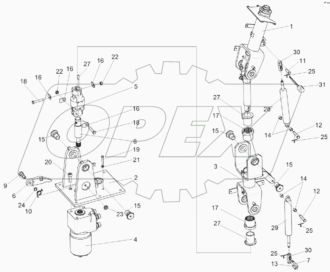  Привод КВК 0129240
