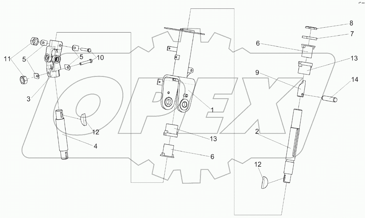  Привод управления КВК 0129250