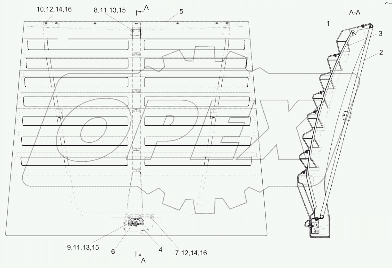  Капот КВК 0163000А-01