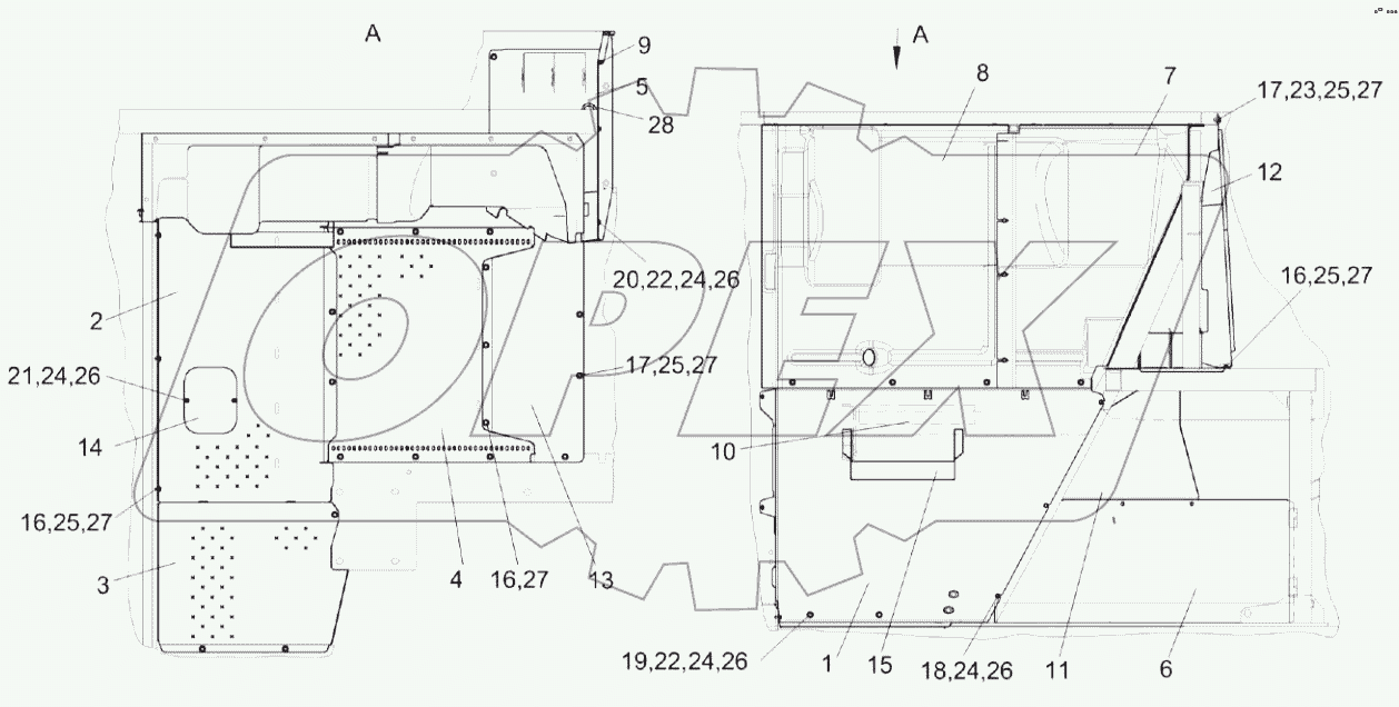  Установка настилов и ограждений КВК 0169000