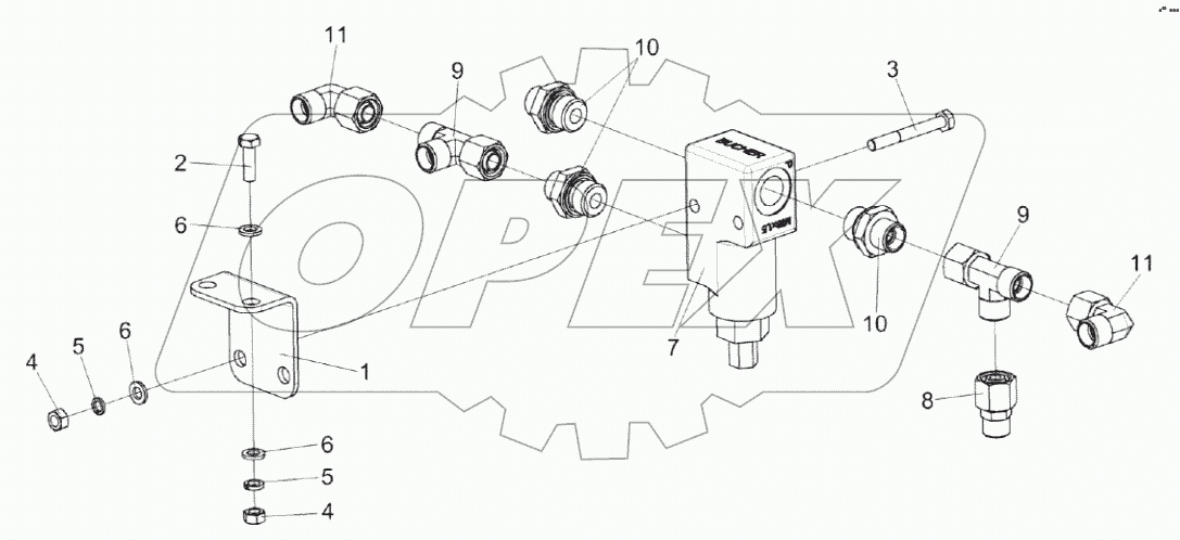  Клапан предохранительный КВК 0602400А