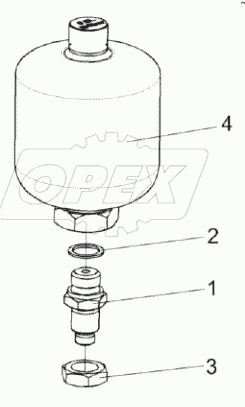  Пневмогидроаккумулятор КВК 0602410