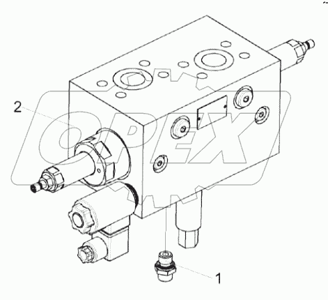  Гидроблок адаптеров КВК-6-0604300