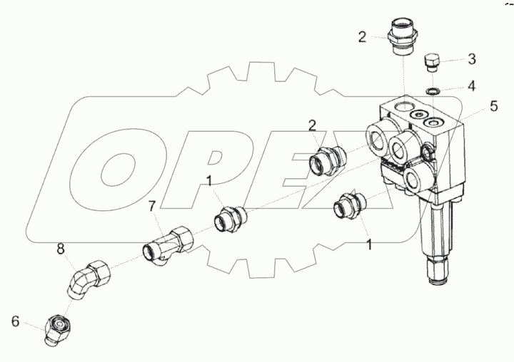  Клапан зарядки пневмогидроаккумулятора КВК-2-0606380
