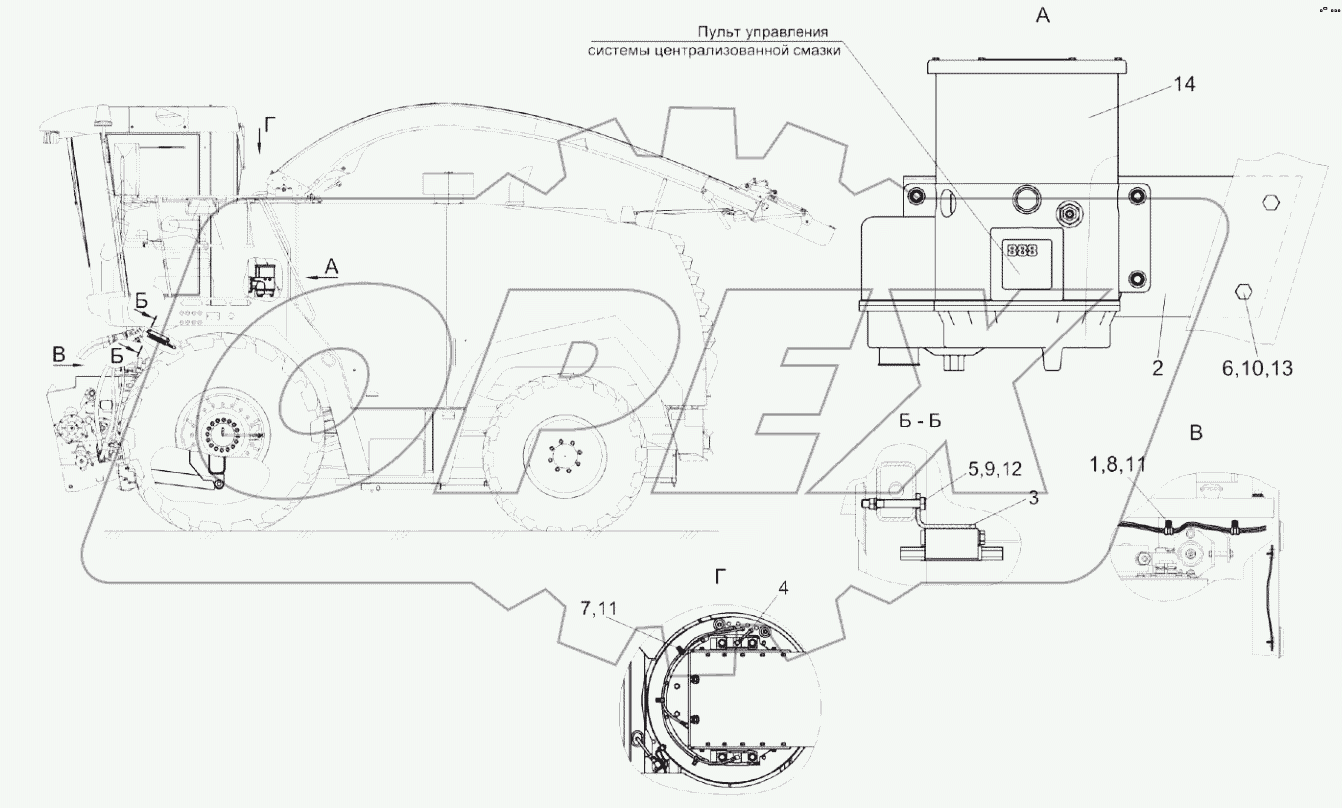  Установка централизованной смазки КВК 0100600