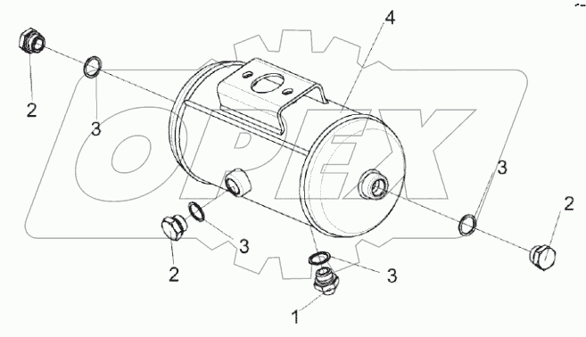  Ресивер регенерации УЭС-16-0800070