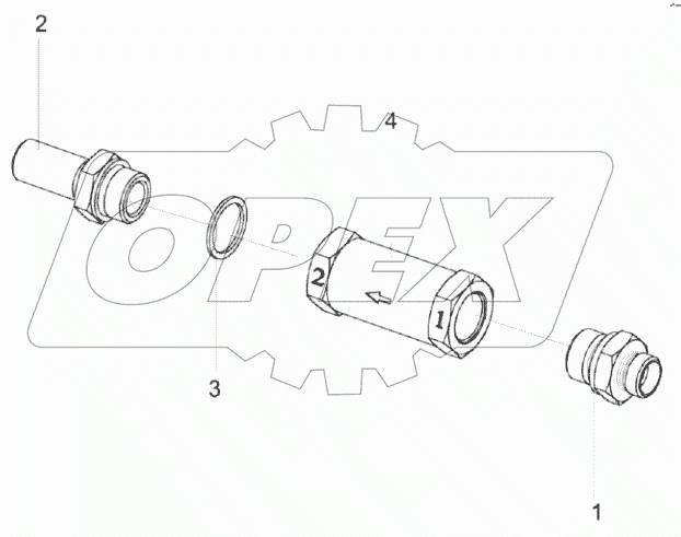  Клапан обратный КВК-6-0801080