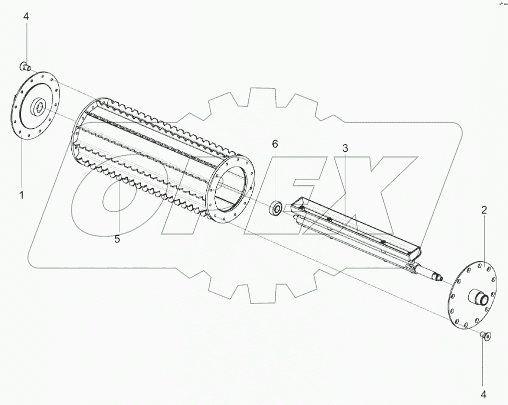 Валец детекторный КВК 0111070