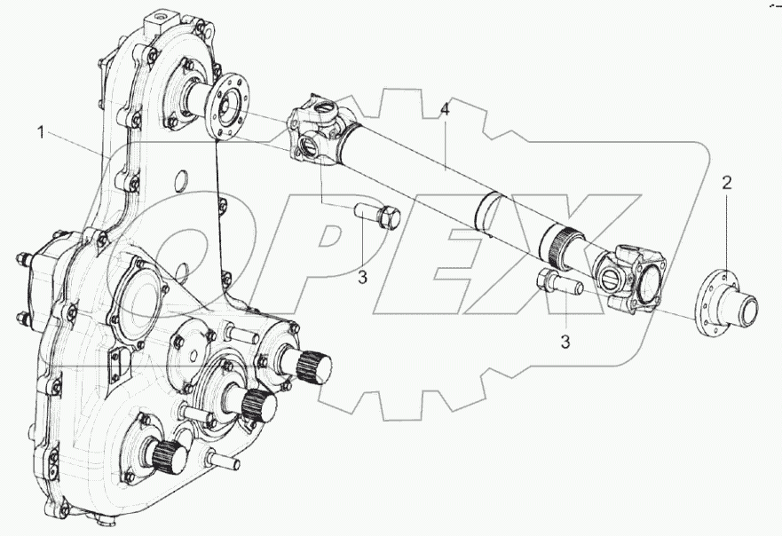  Установка карданного вала