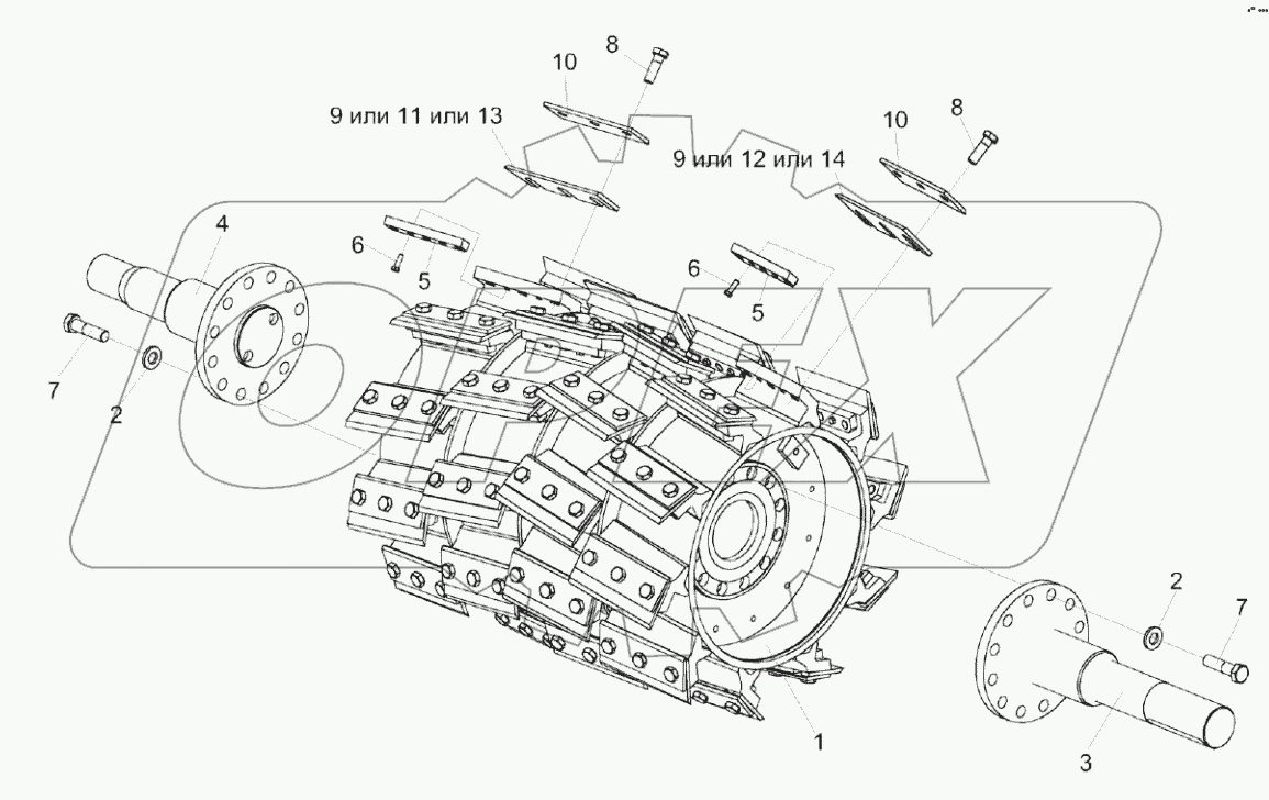  Барабан КВК 0115020