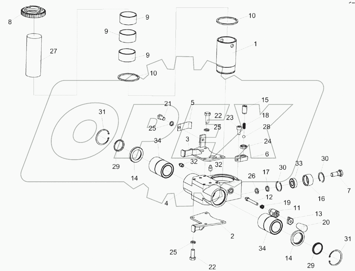  Каретка КВК 0116050
