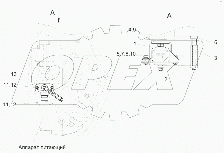  Установка датчика положения КВК 0111800