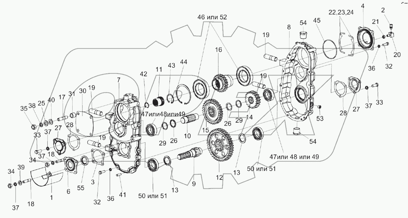  Редуктор КВК 0104100А