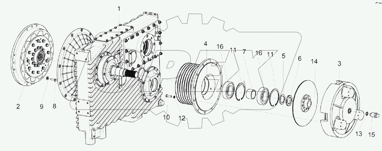  Главный привод КВК-2-0151000