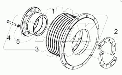  Шкив КВК 0151100