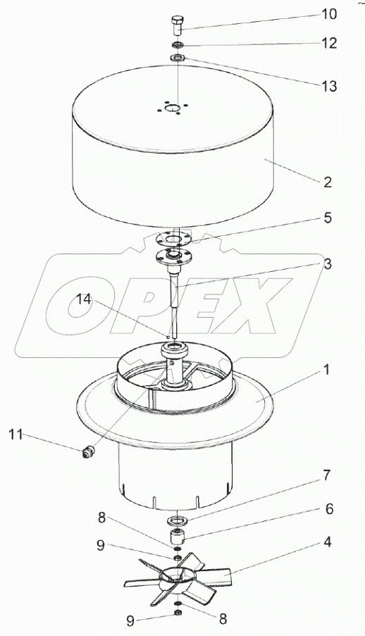  Воздухозаборник вращающийся КВК 0153100