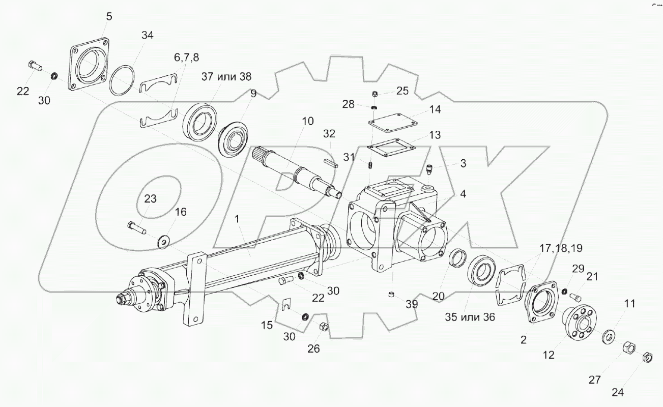  Редуктор КВС-2-0135000А-01