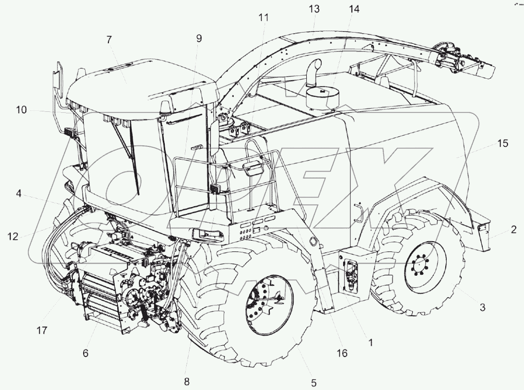  Измельчитель самоходный КВК 0100000