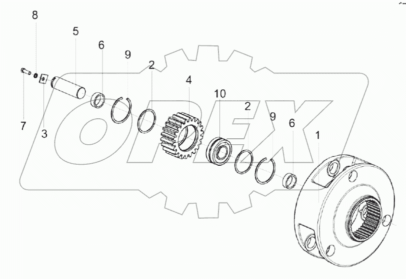  Водило УЭС-16-0107230
