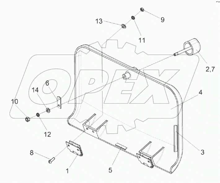  Крышка КВК 0120440