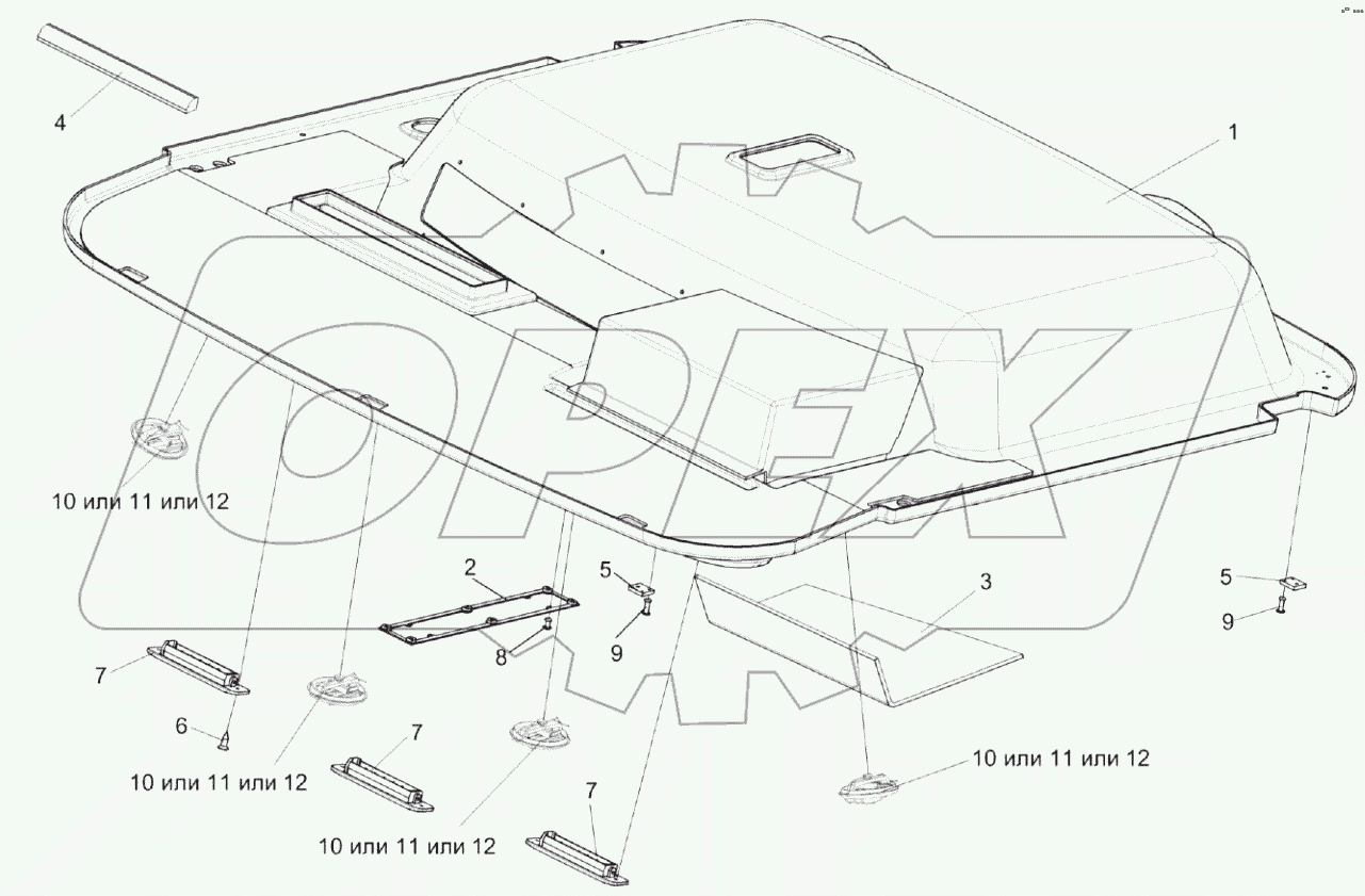  Облицовка КВК 0120540-01