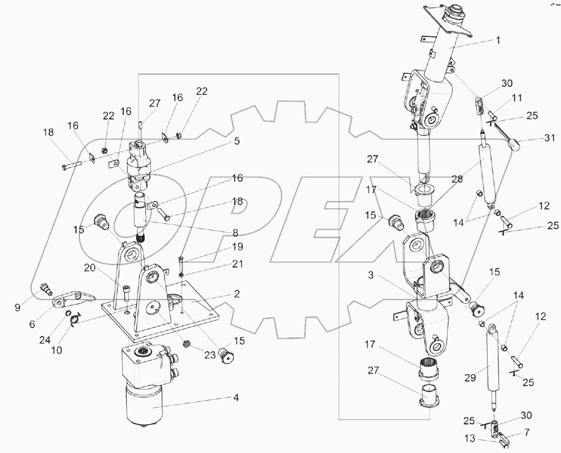  Привод КВК 0129240