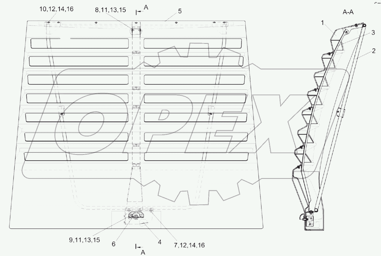  Капот КВК 0163000А-01