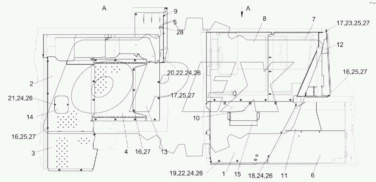  Установка настилов и ограждений КВК 0169000