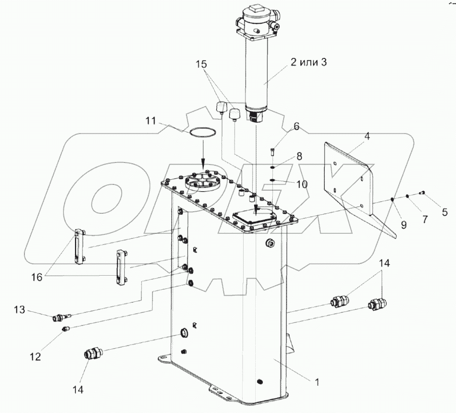  Бак масляный КВК-2-0600010