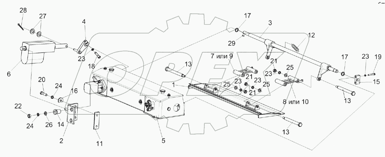 Установка привода КВК 0110250