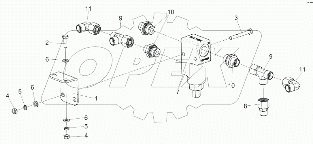  Клапан предохранительный КВК 0602400А