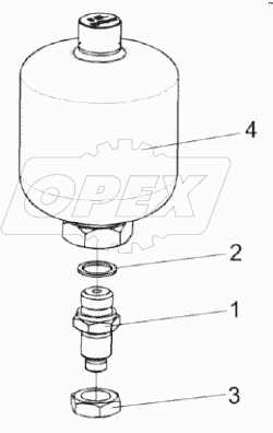  Пневмогидроаккумулятор КВК 0602410