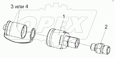  Полумуфты КВК 0602660 и КВК 0602660-01