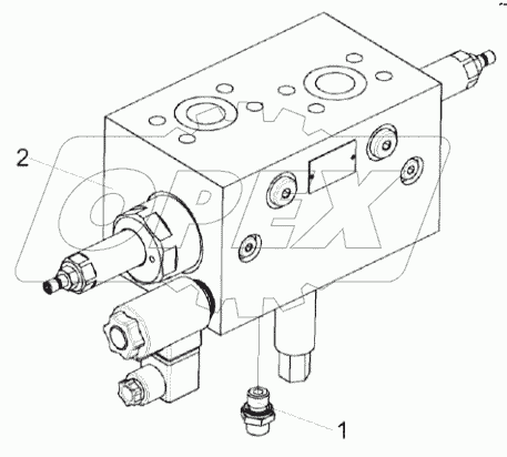  Гидроблок адаптеров КВК-6-0604300