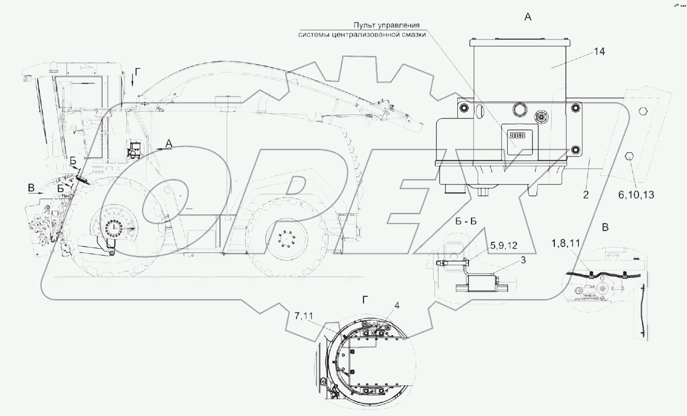 Установка централизованной смазки КВК 0100600