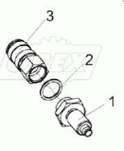  Пневмовывод КВК 0800110