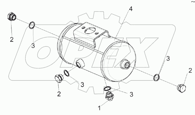  Ресивер регенерации УЭС-16-0800070