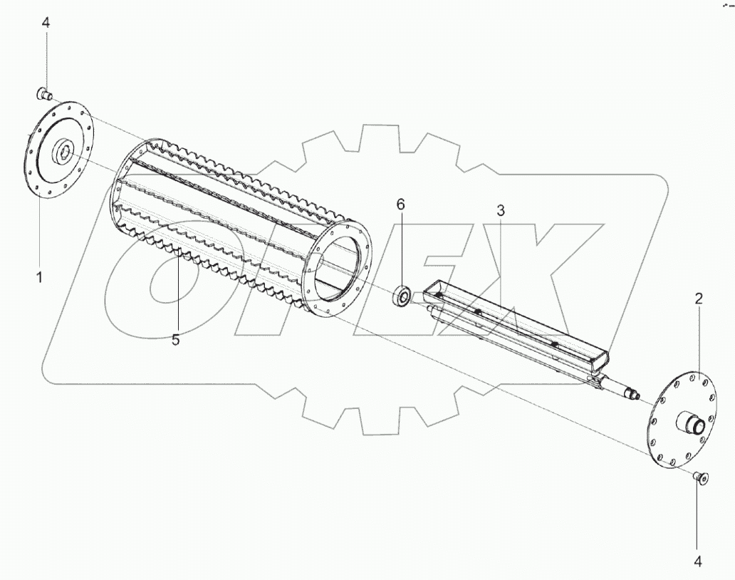  Валец детекторный КВК 0111070