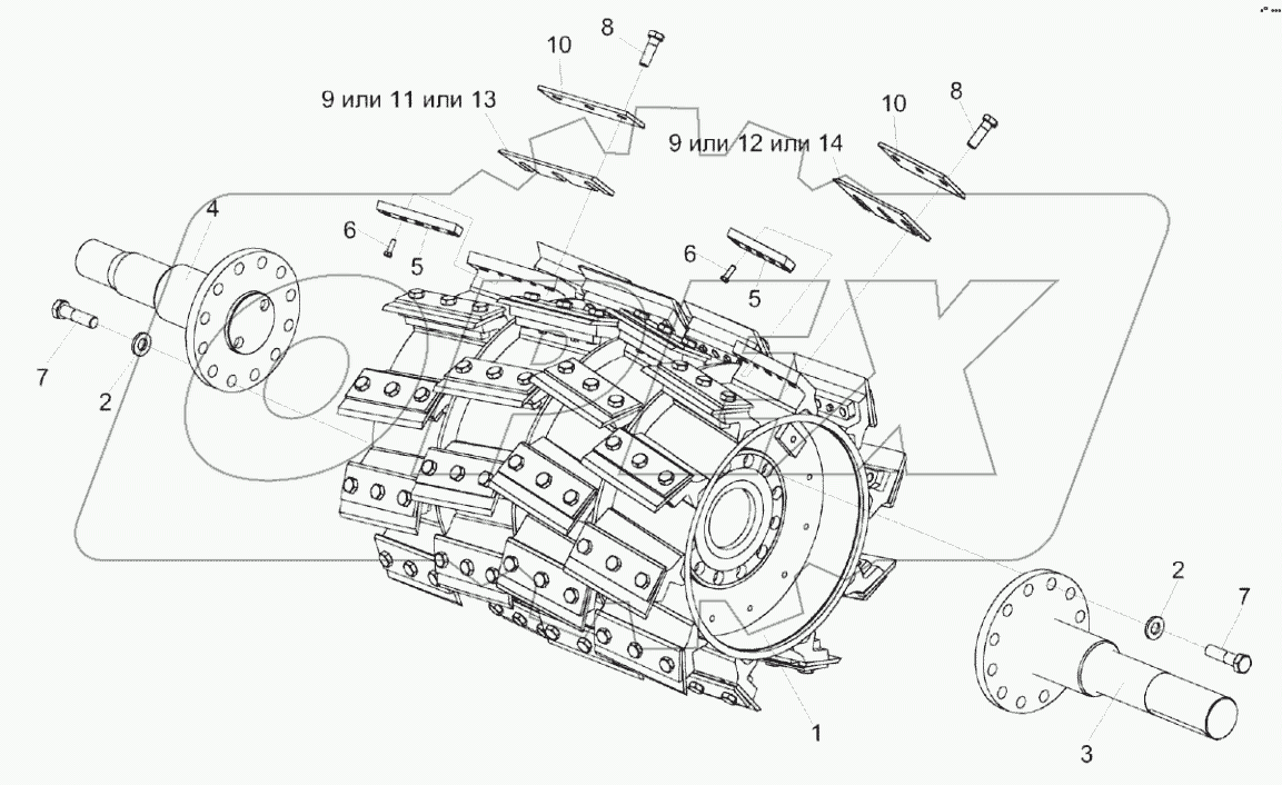  Барабан КВК 0115020