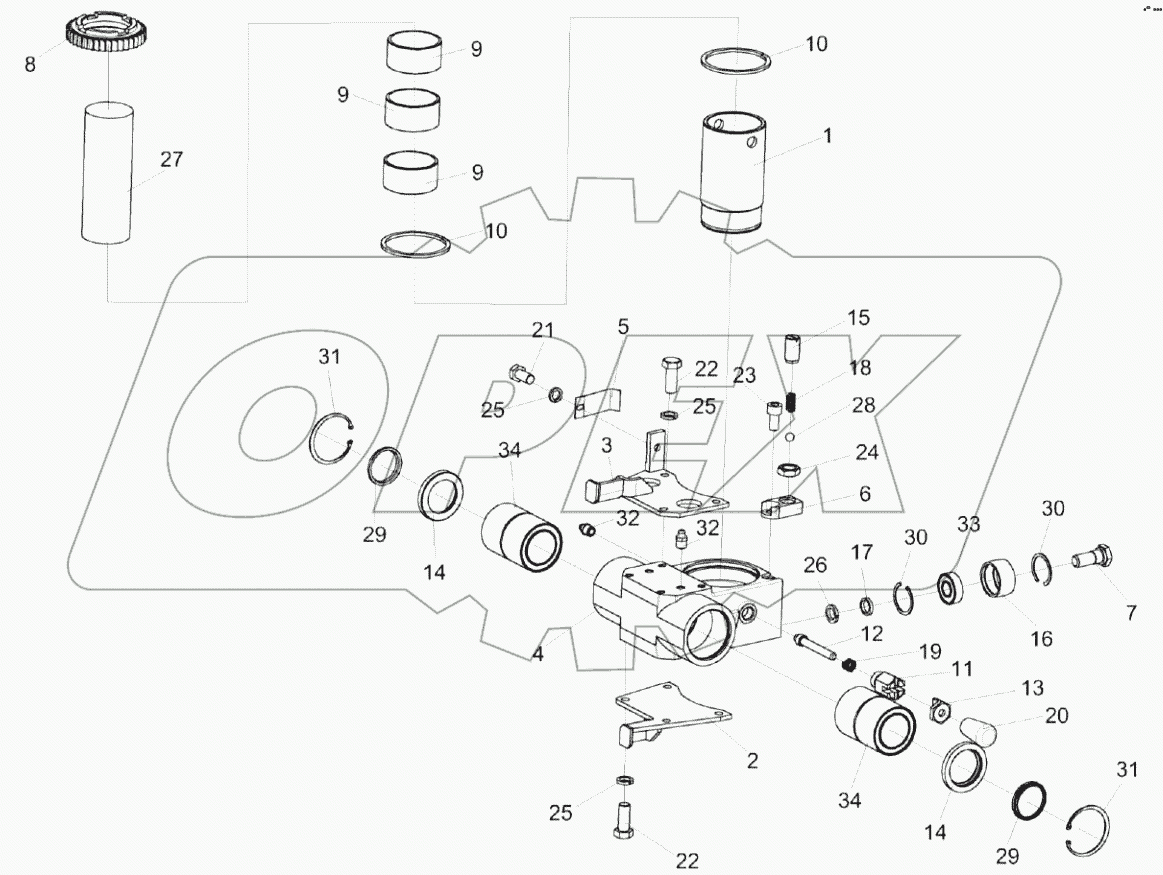  Каретка КВК 0116050