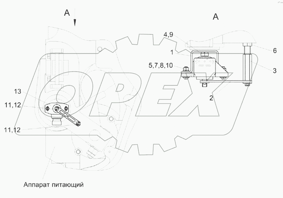  Установка датчика положения КВК 0111800