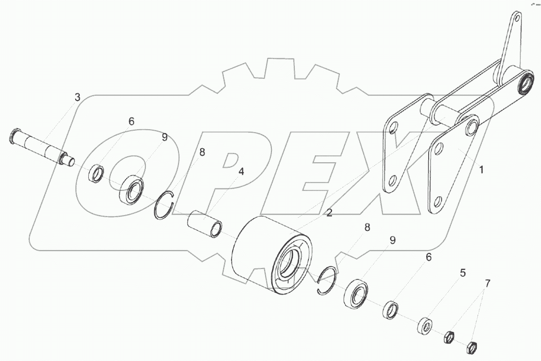  Рычаг КВК 0130500