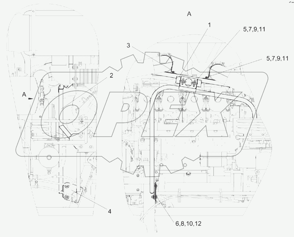  Крепление труб КВК 0150300