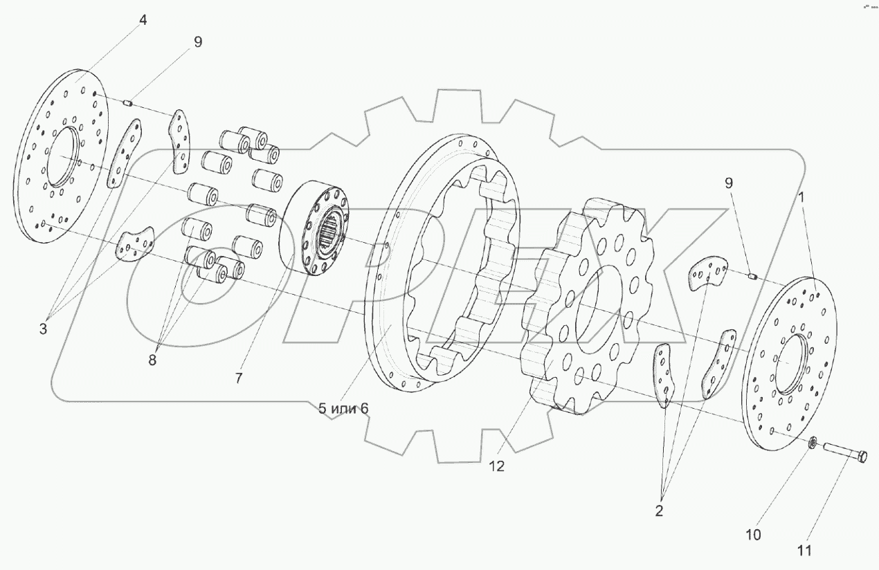  Муфта КВК 0151010