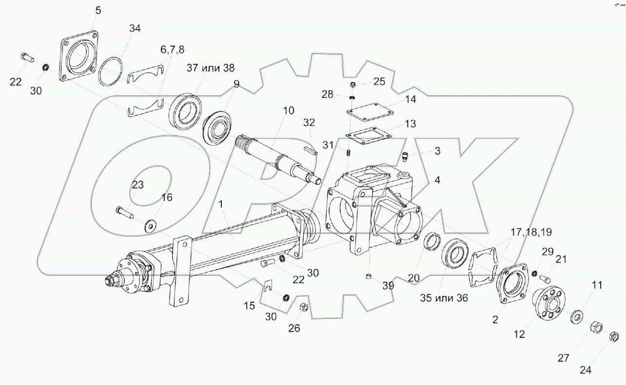  Редуктор КВС-2-0135000А-01