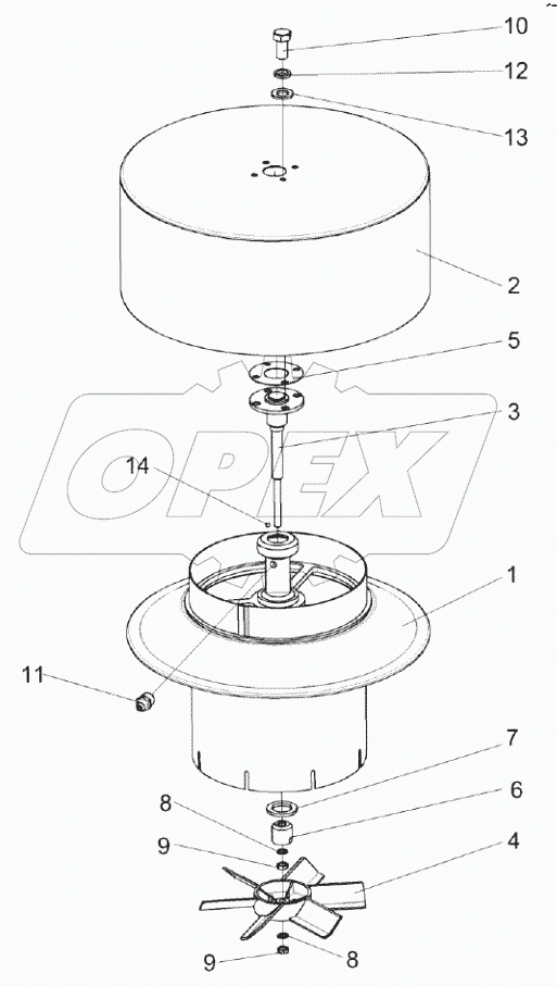  Воздухозаборник вращающийся КВК 0153100