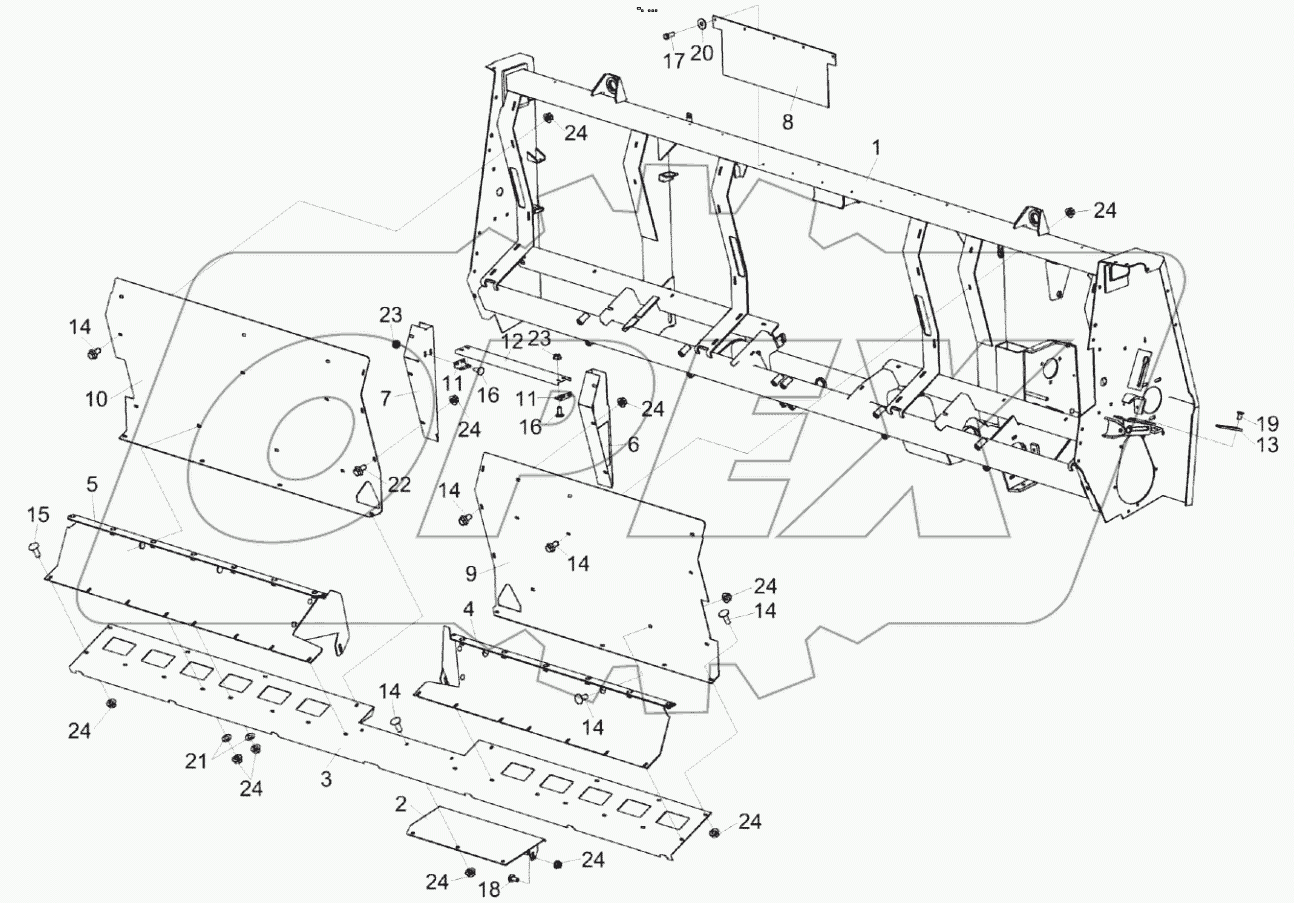  Рама КВК-1-0901000А
