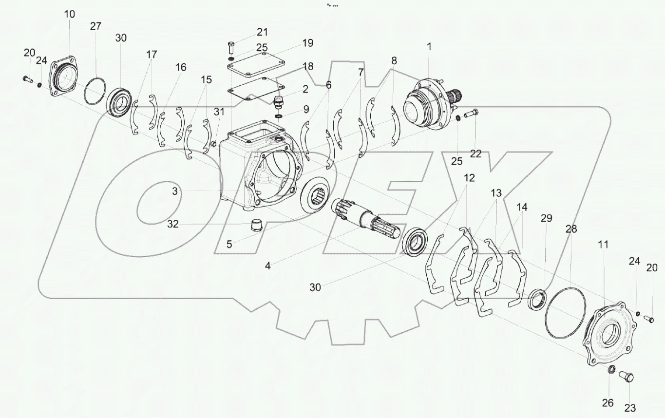  Редуктор КВК 0925100